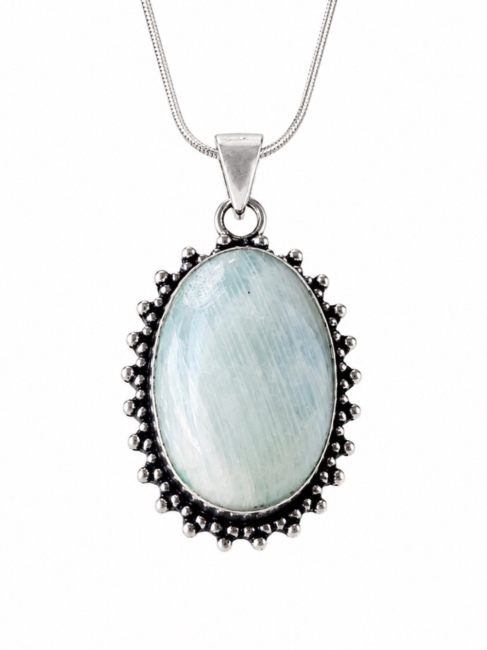 Moonstone Silver Necklace